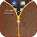 Leather Zipper Screen Lock Apk