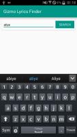 Gizmo Lyrics Finder APK ภาพหน้าจอ #2