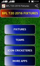 BPL 2016 Schedule, Fixtures APK Download for Android