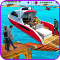 Water Taxi 2 Of Power Boat: Crazy Taxi Sim 3D (Unreleased) Apk