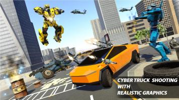 Cyber Truck Robot Transform: robot games APK صورة لقطة الشاشة #16