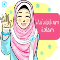 Stiker Hijab Cewek Cantik APK 포스터