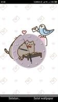 Pusheen Clock Live Wallpaper APK capture d'écran Thumbnail #2