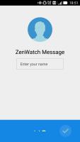 Captura de pantalla de ZenWatch Message- private talk APK #3