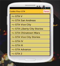 Codes GTA : 5 / 4/ san andreas APK Download for Android