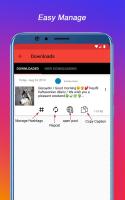 Captura de pantalla de Descargador de videos para Instagram APK #4