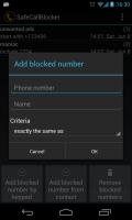 Anteprima screenshot di Safe Call Blocker (black list) APK #3