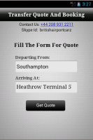 Heathrow Taxi Transfer APK צילום מסך #2