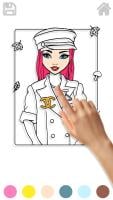 Girls Fashion Coloring Books APK capture d'écran Thumbnail #6