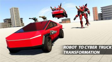 Cyber Truck Robot Transform: robot games APK صورة لقطة الشاشة #5