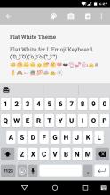 Flat White Emoji Keyboard APK Download for Android