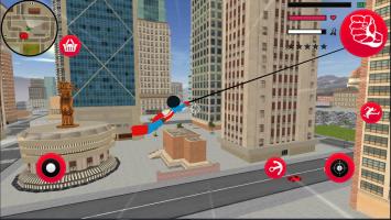 US Capitaine american Stickman Rope Hero Vice Town APK ภาพหน้าจอ #3