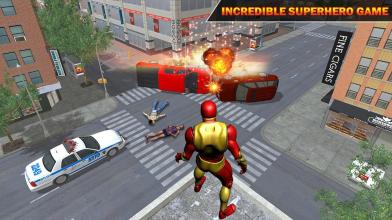 Grand Iron Superhero Flying Robot Rescue Mission APK Download for Android