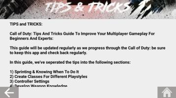 Guide pour cod Mobile: Trucs, Armes... APK capture d'écran Thumbnail #7