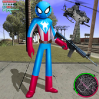 Изображения US Spider Capitaine Stickman Rope Hero City Mafia на ПК с Windows