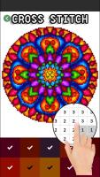 Mandala Cross Stitch Color By Number APK Gambar Screenshot #4