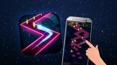 Balls on the double walls - zigzag glow road APK Download for Android