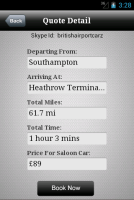 Heathrow Taxi Transfer APK צילום מסך #3