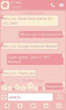 FlowerLove Theme GO SMS APK Download for Android