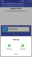 WhatsNumber: without save Number check on whatsapp APK capture d'écran Thumbnail #2
