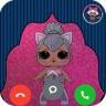 Fake Call Video &amp; Chat With : Surprise Lol Dolls Game icon