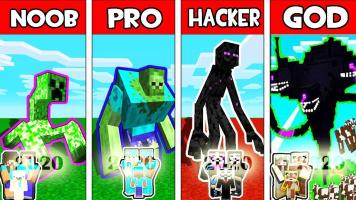 Noob vs Pro vs Hacker vs God  : ASMR Videos APK Cartaz #1