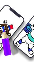 Five Nights Coloring Book !NEW COLORING APK Gambar Screenshot #2