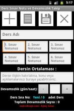 Ders Sınav Notu ve Devamsızlık APK Download for Android