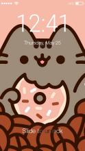 Pink Cute Pusheen Donut Cat Wallpaper Screen Lock APK Download for Android