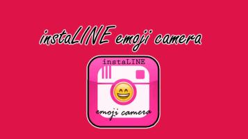 instaLINE Emoji Camera APK صورة لقطة الشاشة #1