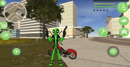 Green Pool Stickman Rope Hero Gangstar Mafia 2 APK Download for Android