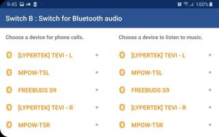 Switch for Bluetooth audio devices - Switch B APK Screenshot #4