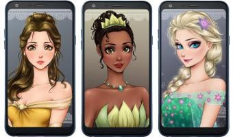 Captura de pantalla de Princess Wallpapers APK #4