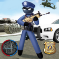 US Police Stickman Rope Hero Apk