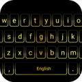 Gold Neon Keyboard Apk