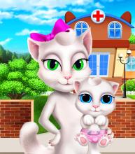 Kitty Mommy Angel's New Baby APK Download for Android