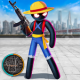 Stickman Rope Hero - Pirate Fight APK