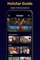 Hotstar Live TV HD Shows Guide For Free APK ภาพหน้าจอ #1