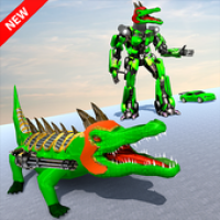 Изображения Crocodile Robot Car Transform Robot Games на ПК с Windows