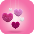 Pink Love Heart Launcher Theme Apk