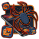 Orange Black Spider Theme APK