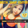 Insta Square Colocar Carinhas e Texto como no Snap Application icon