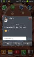 GO SMS PRO - Theme Christmas APK צילום מסך #2