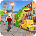 Wild Dinosaur City Attack: Ultimate T-Rex Apk