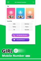 Girls Mobile Number Search : Find Number Simulator APK スクリーンショット画像 #1