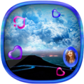 Blue Sky Hearts Live Wallpaper Apk