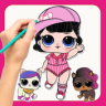 How to draw dolls Application icon