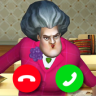 Scary Teacher Call Application icon