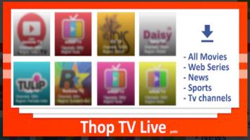 Guide For Thop TV 2020 - Free Live Tv APK Cartaz #1