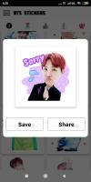 BTS Stickers For Share – BTS Emoji APK 螢幕截圖圖片 #2